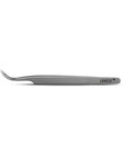 Stainless steel isolation tweezers with even-length tips for classic and volume lash extensions