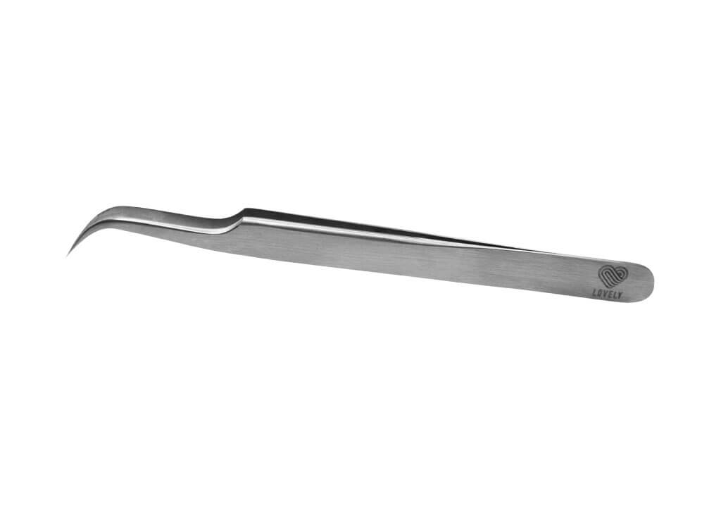 Curved Eyelash Extension Tweezers