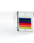 Creative Colorful Eyelash Extensions by lovely 6 Line Tray