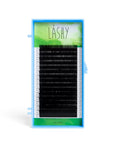 Lashy by Lovely premium eyelash extensions 16-line tray with innovative foil base technology in green packaging