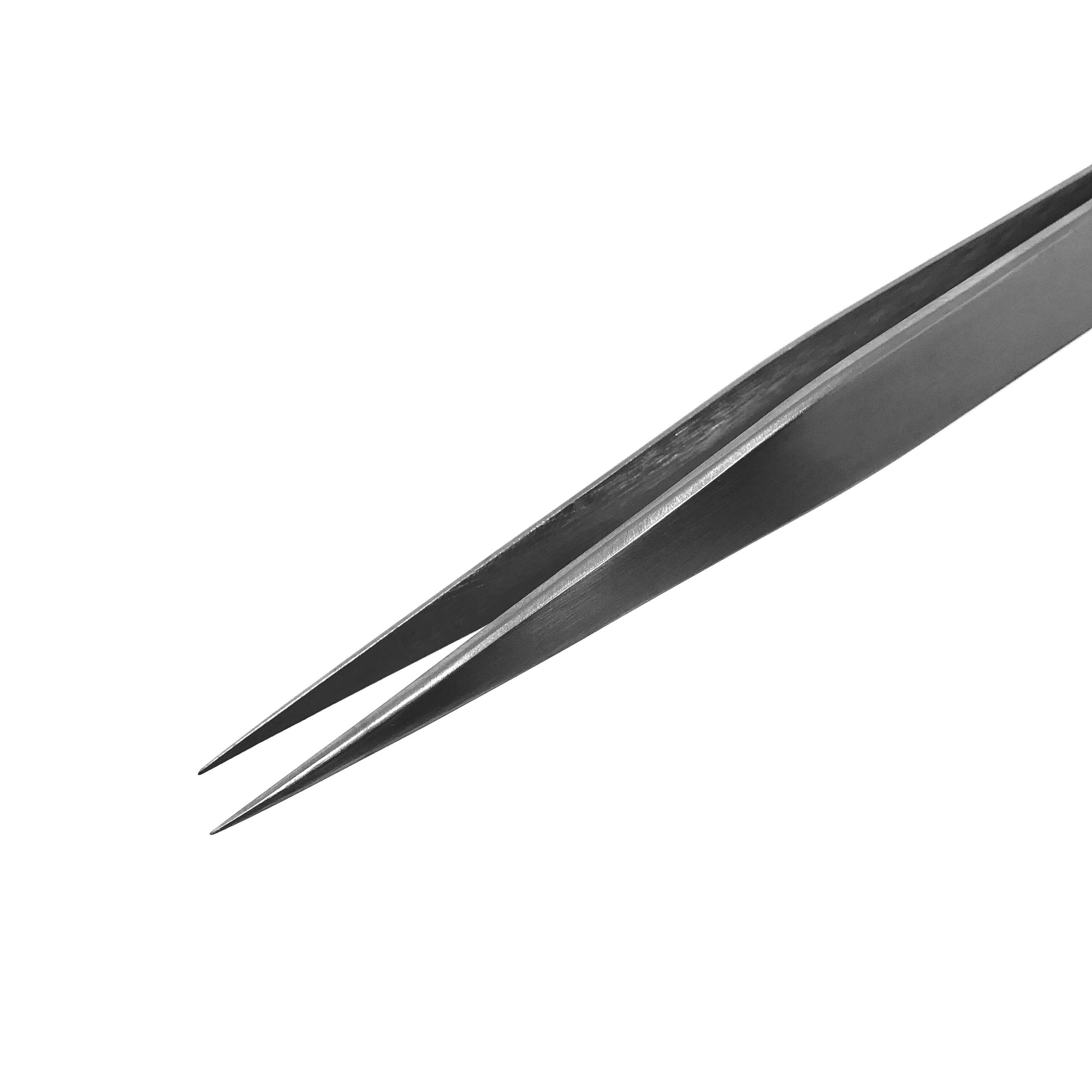 straight eyelash extension tweezers